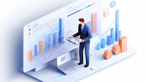 数据赋能商务 25天办公互联网科技信息图标素材解析